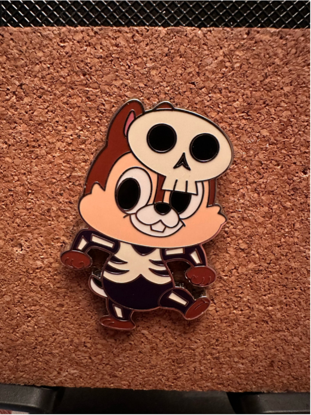 2026 Disney Parks Halloween Trick Or Chipmunk Mystery Pin - Chip skeleton